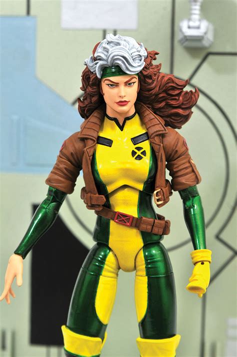 rogue joins fellow x men in marvel select action figure line previews world