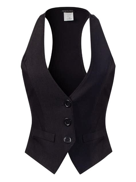 Made By Olivia Womens Dressy Casual Versatile Racerback Vest Tuxedo Suit Waistcoat Walmart