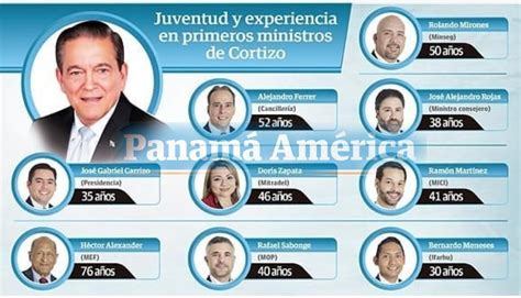 Ministros de Laurentino Cortizo promedian 45 años Panamá América