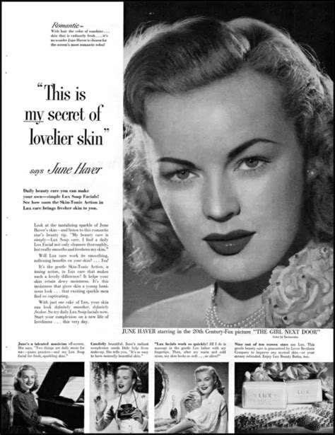 1953 june haver photo the girl next door movie lux soap vintage print ad l46 12 95 picclick