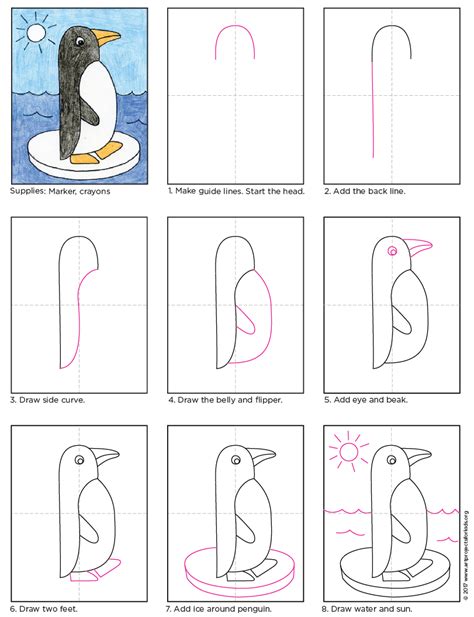 Penguin Drawing Easy At Explore Collection Of