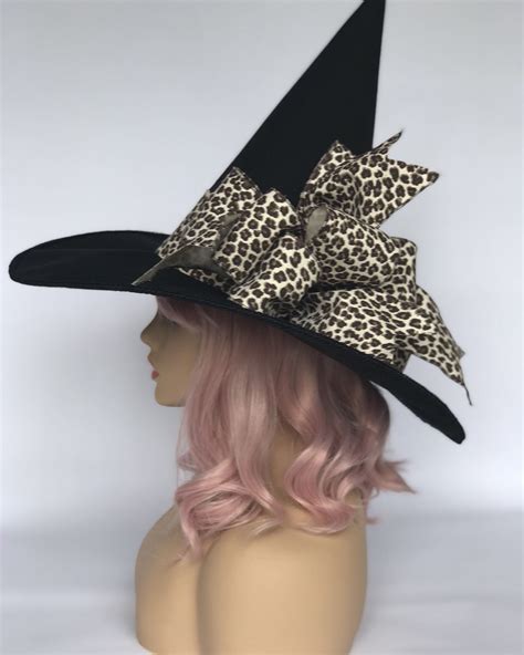 Excited to share this item from my #etsy shop: Leopard print witch hat