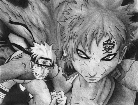 Naruto Vs Gaara By Kpants On Deviantart