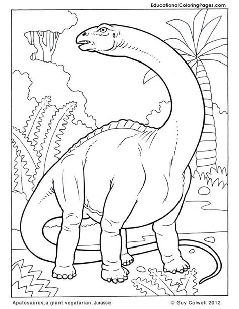 Apatosaurus coloring pages, dinosaurs coloring pages, jurassic coloring