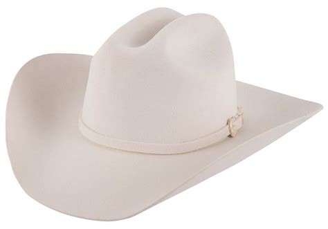 Stetson 3x Oakridge White Felt Cowboy Hat Pinto Ranch