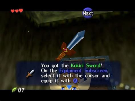 Neko Random A Look Into Video Games Kokiri Sword