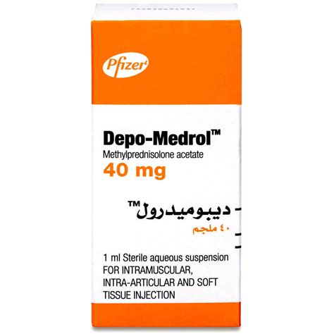 Depo Medrol 40 Mg Vial 1pc 1 Ml