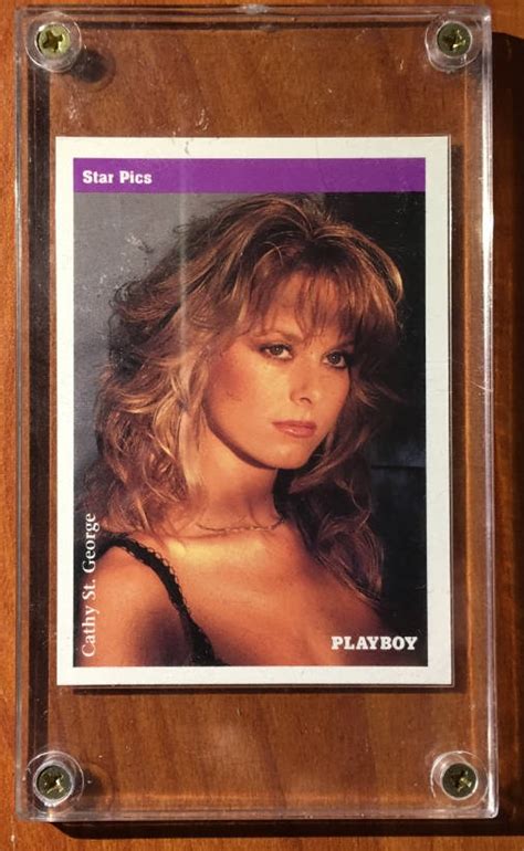 Cathy St George Playboy Autographed Card