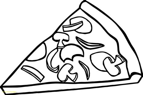 Pizza slice coloring page coloring page book for kids. Cartoon Pizza Drawing at GetDrawings | Free download