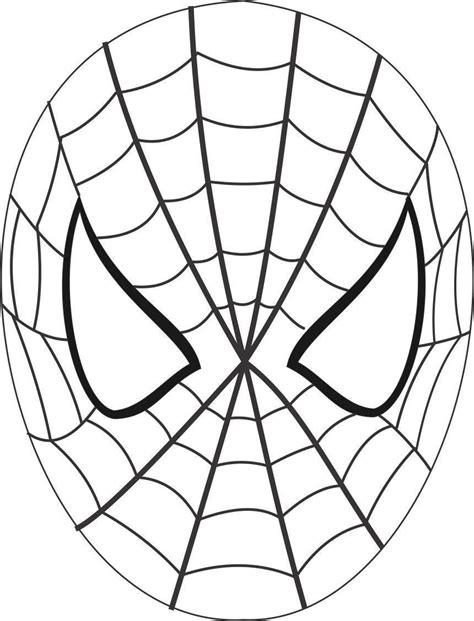 Mascara De Spiderman Para Imprimir Máscara De Spider Man Con