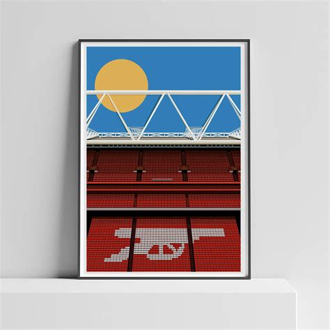 Arsenal Summer Of Football Illustrated Art Print By Eye For London Prints