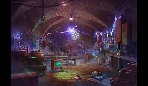 Laboratory By Insolense On Deviantart Fantasy Concept Art Fantasy