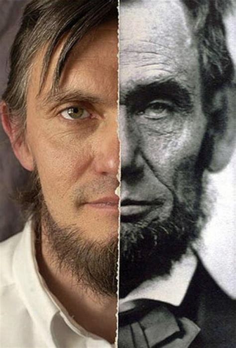 Abraham Lincoln Compared To His 11th Descendent Ralph Lincoln Rpics