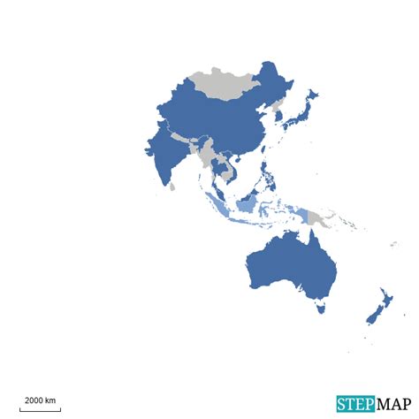 Stepmap Apac Operations Landkarte Für Asia