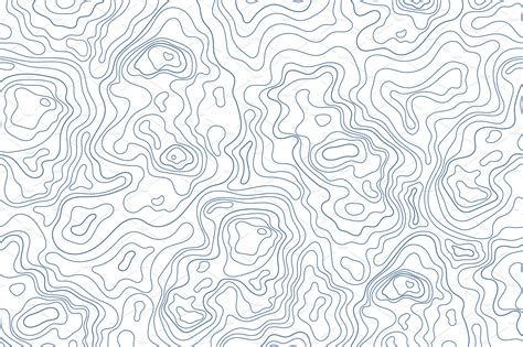 Topographic Map Seamless Pattern Graphic Patterns ~ Creative Market