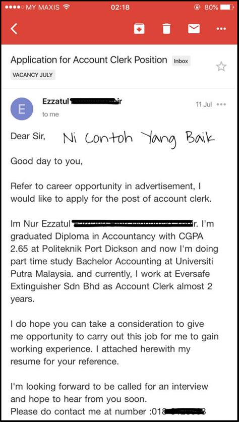Surat sahabat penan ini menjadi salah satu contoh personal letter. Pencari Kerja Perlu Elakkan Mengirim Email Begini (Comfirm Reject!!) - Contoh Resume