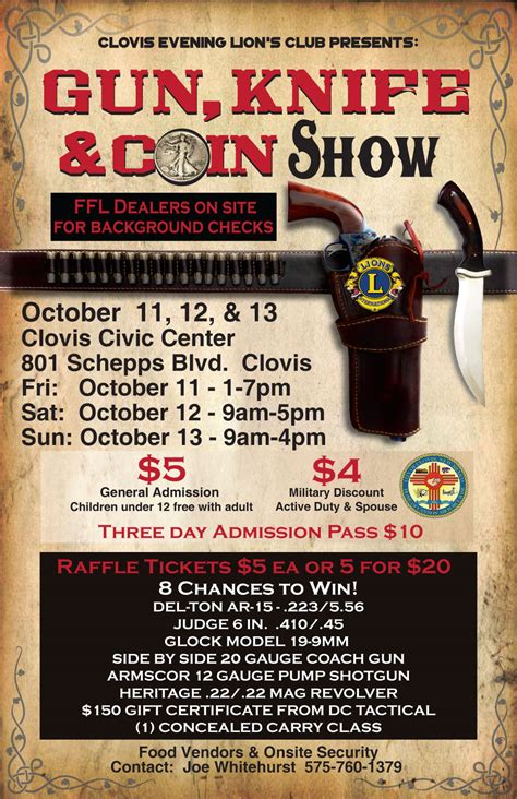 Gun And Knife Show Detroitfav Event Invitations