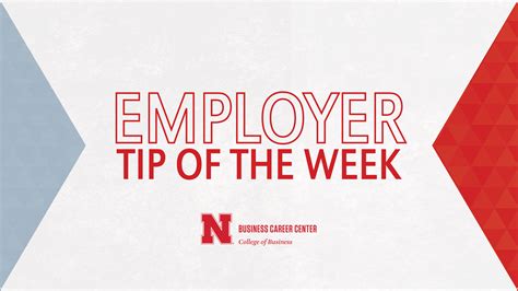 Career Tip Of The Week Announce University Of Nebraska Lincoln