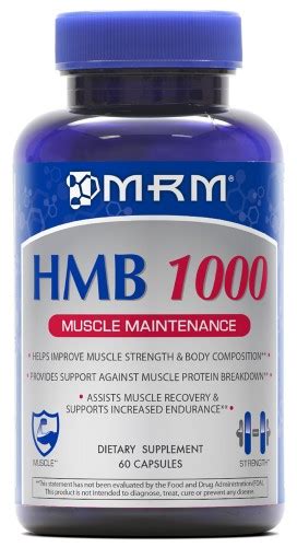 Mrm Hmb 1000 Muscle Maintenance 60 Capsules Protein Supplements