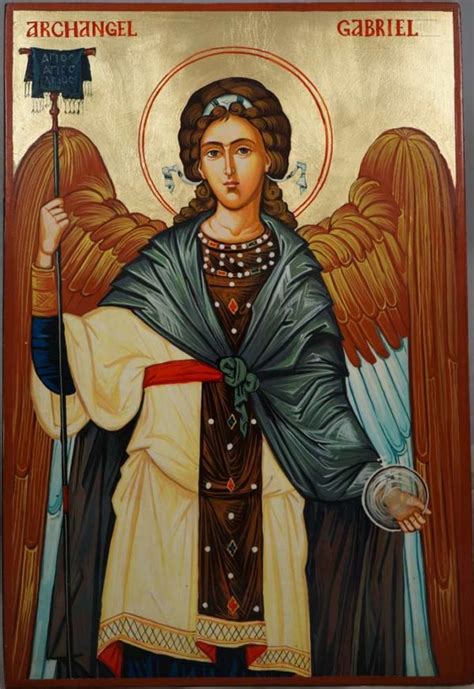 St Archangel Gabriel Large Orthodox Icon Blessedmart