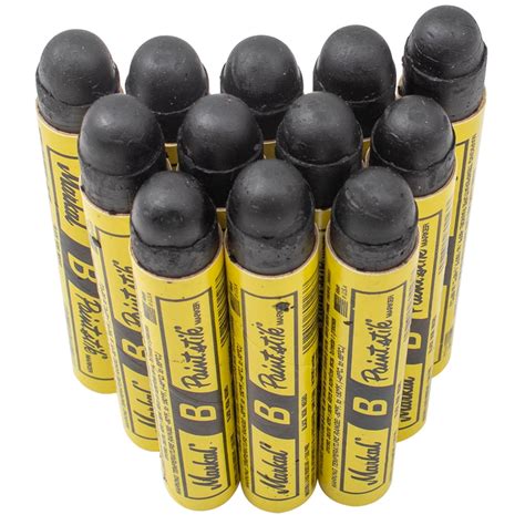 12 Pc Box Black Markal B Paintstiks Crayon Marks Water Oil Dirt Extreme