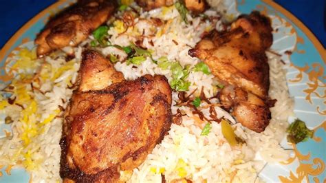 Carefully lift the pieces with tongs and turn them, cooking for another 5 to 7 minutes on the second side. Grilled Chicken Pulao | Pan Grilled chicken Pulao ...
