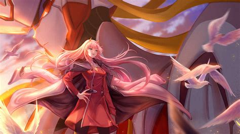 The wallpaper for desktop is missing or does not match the preview. Most downloaded! Darling In The Franxx Strelitzia Wallpaper ~ Joanna-dee.com