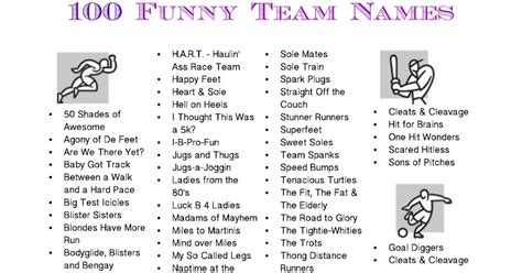 How much do you know? Funny Game Show Team Names | Jobs Online
