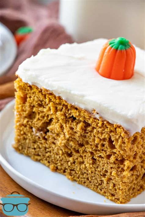 Pumpkin Spice Cake With Cream Cheese Frosting