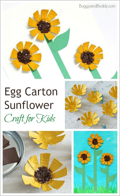 8 Egg Carton Flower Crafts Diy Thought