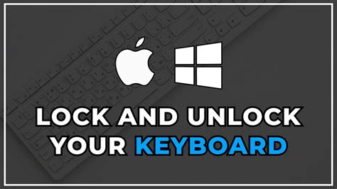 💥how To Lock And Unlock Your Keyboard Windowsmacos ⌨🚫 Youtube