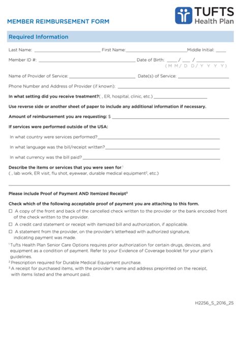 Tufts Health Plan Medicare Preferred Forms