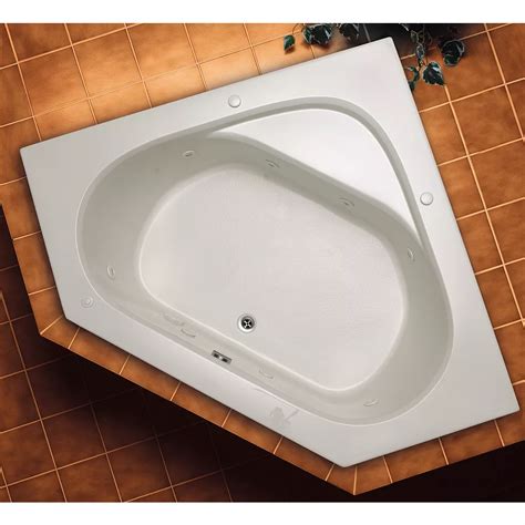 Mirolin Soho 1 Acrylic Corner Drop In Whirlpool Bathtub The Home Depot Canada