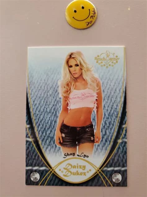 Playboy Benchwarmer Shay Lynn Playmate Daisy Dukes Mini Card