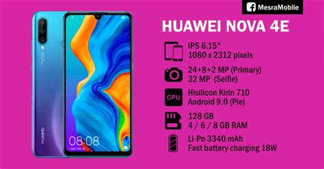 Huawei nova 4e is newly introduced smartphone in 2019 with the price of 13,200 rub in russia. Huawei Nova 4e Price In Malaysia RM1199 - MesraMobile