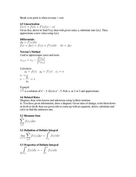 201522099 Ap Calc Bc Study Guide Formula Sheet