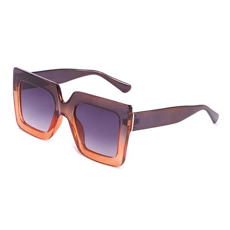 cheap fashion square sunglasses women brand designer oversized sun glasses ladies uv400 for