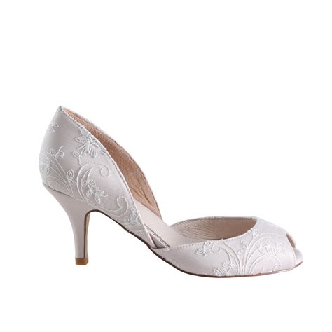 Corinne Blush Wedding Shoes From The Perfect Bridal Company Hitched Co Uk
