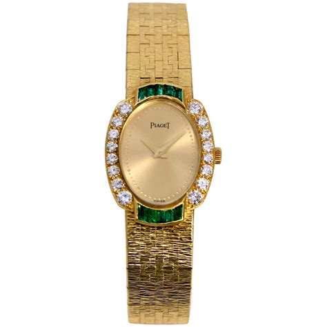 Piaget Ladys White Gold Diamond And Opal Bracelet Watch At 1stdibs