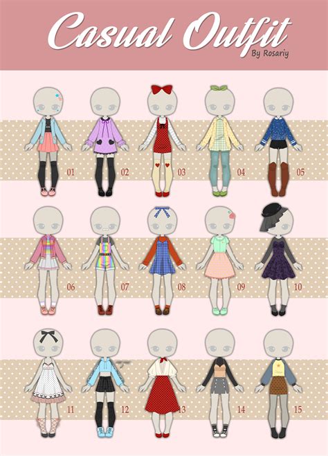 Closed Casual Outfit Adopts 19 By Rosariy On Deviantart