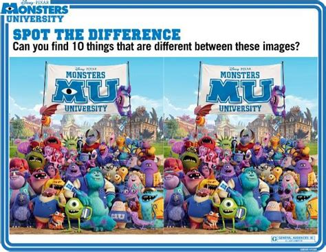 Monsters University Printables Activities For Kids And