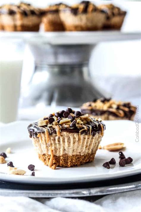 In a large bowl, beat cream at medium speed with a mixer until soft peaks form. Almost No Bake Mini Peanut Butter Pie