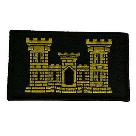 Us Army Engineer Castle 2 Piece Patch Hook And Loop Backing Essayons