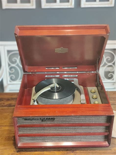 Vintage Rca Victor Orthophonic High Fidelity Record Player Model 6 Hf 5