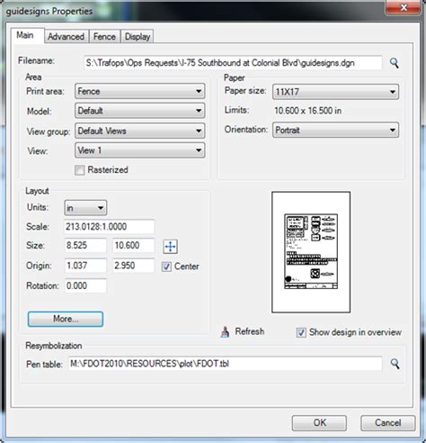 Change Plot Configuration File In Print Organizer Fdot Cadd Support