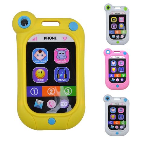 Plastic Baby Toy Phone Learning Study Musical Sound Cell Phone Songs