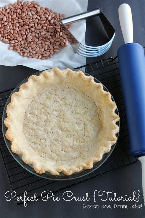 Cold vegetable shortening and ice water do the trick to make this classic crust true to its name. Perfect Pie Crust {Tutorial} - Dessert Now, Dinner Later!