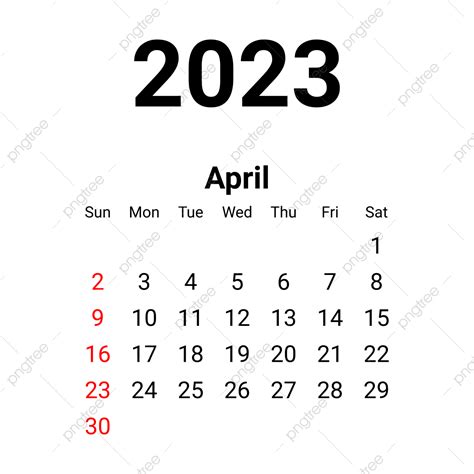 Calendario Minimalista Abril 2023 Png Abril De 2023 Calendario Minimalista Png Abril De 2023