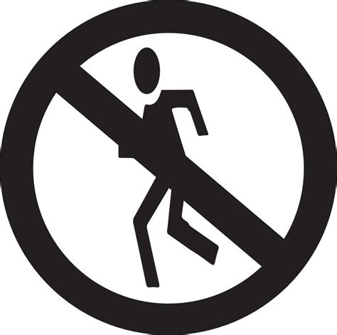 No Running Sign Vector Illustration 30713450 Vector Art At Vecteezy