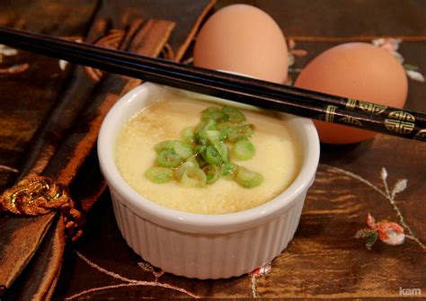 Savory Chinese Steamed Egg Custard Zheng Ji Dan Geng
